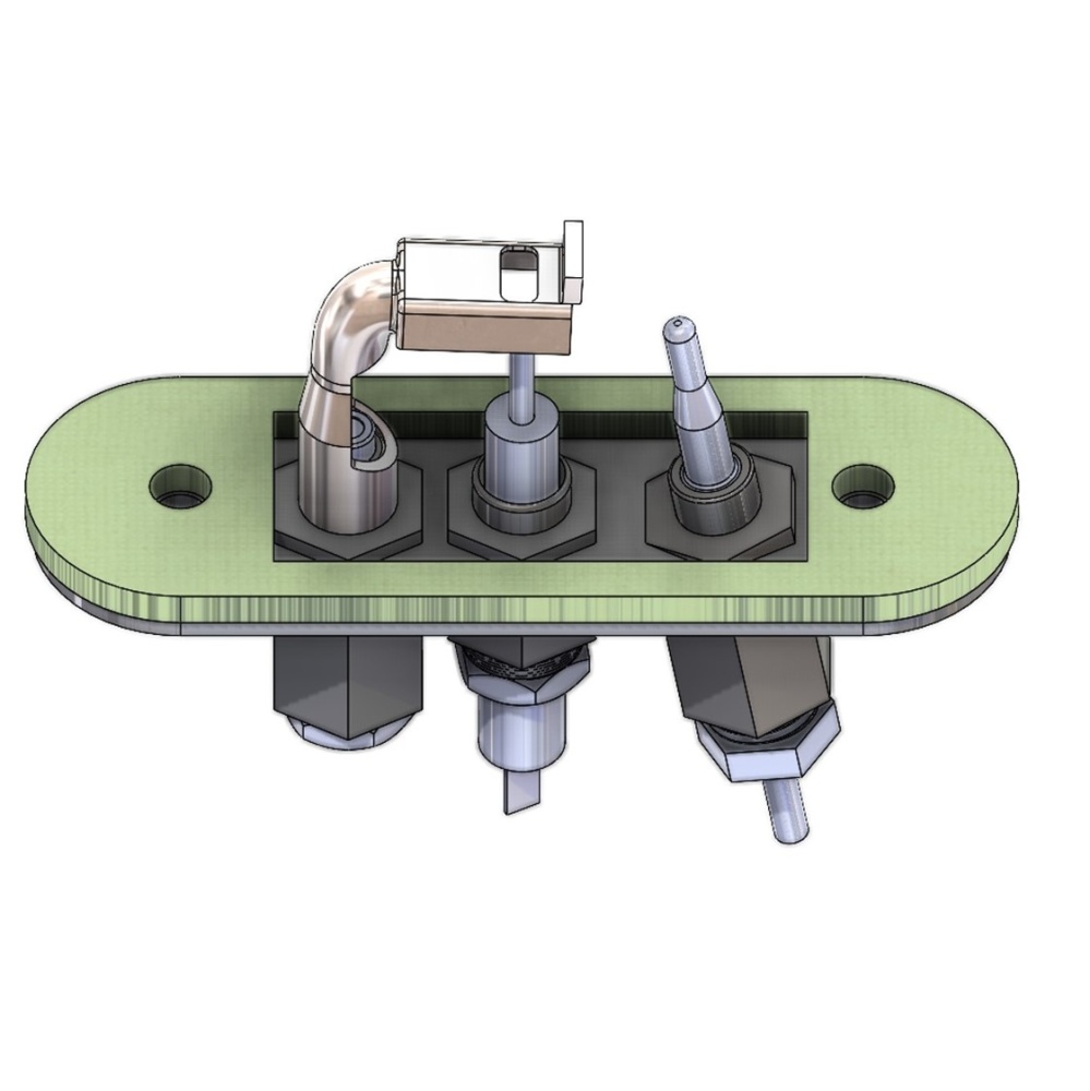 Bulk Head Pilot Manual and slide control Assembly